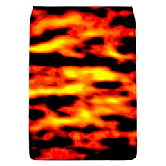 Red  Waves Abstract Series No18 Removable Flap Cover (s) by DimitriosArt