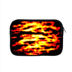 Red  Waves Abstract Series No19 Apple Macbook Pro 15  Zipper Case by DimitriosArt