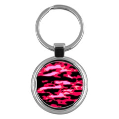 Using As A Basis The Wave Action From The Aegean Sea, And Following Specific Technics In Capture And Post-process, I Have Created That Abstract Series, Based On The Water Flow  Key Chain (round) by DimitriosArt