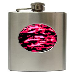 Using As A Basis The Wave Action From The Aegean Sea, And Following Specific Technics In Capture And Post-process, I Have Created That Abstract Series, Based On The Water Flow  Hip Flask (6 Oz) by DimitriosArt