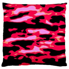 Using As A Basis The Wave Action From The Aegean Sea, And Following Specific Technics In Capture And Post-process, I Have Created That Abstract Series, Based On The Water Flow  Large Cushion Case (two by DimitriosArt