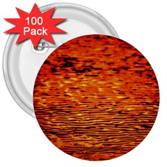 Red Waves Flow Series 1 3  Buttons (100 Pack)  by DimitriosArt