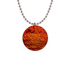 Red Waves Flow Series 1 1  Button Necklace by DimitriosArt