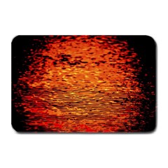 Red Waves Flow Series 1 Plate Mats by DimitriosArt