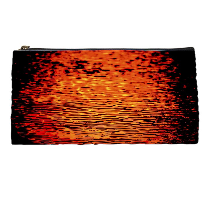 Red Waves Flow Series 1 Pencil Case