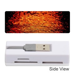 Red Waves Flow Series 1 Memory Card Reader (stick) by DimitriosArt