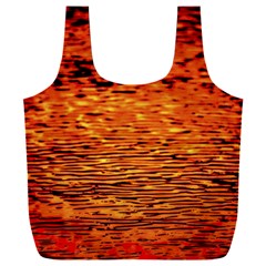 Red Waves Flow Series 1 Full Print Recycle Bag (xxl) by DimitriosArt