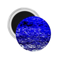 Blue Waves Flow Series 1 2 25  Magnets by DimitriosArt