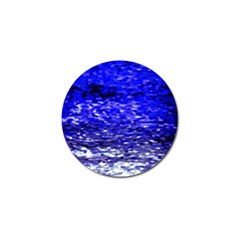 Blue Waves Flow Series 1 Golf Ball Marker by DimitriosArt