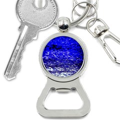 Blue Waves Flow Series 1 Bottle Opener Key Chain by DimitriosArt