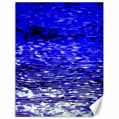 Blue Waves Flow Series 1 Canvas 18  X 24  by DimitriosArt