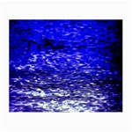 Blue Waves Flow Series 1 Small Glasses Cloth (2 Sides) Front