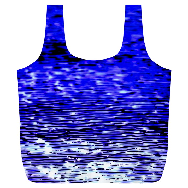 Blue Waves Flow Series 1 Full Print Recycle Bag (XL)