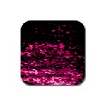 Rose Waves Flow Series 1 Rubber Square Coaster (4 pack) Front