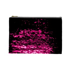 Rose Waves Flow Series 1 Cosmetic Bag (large) by DimitriosArt