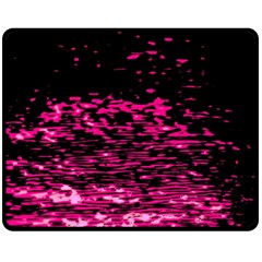 Rose Waves Flow Series 1 Fleece Blanket (medium)  by DimitriosArt