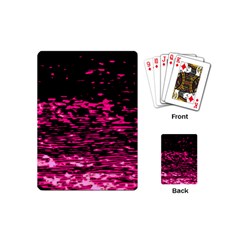 Rose Waves Flow Series 1 Playing Cards Single Design (mini) by DimitriosArt