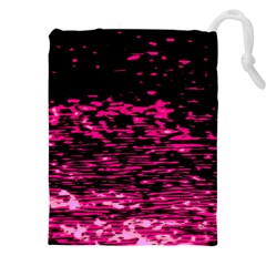 Rose Waves Flow Series 1 Drawstring Pouch (4xl) by DimitriosArt