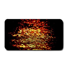 Yellow Waves Flow Series 1 Medium Bar Mats by DimitriosArt