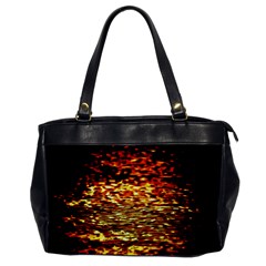 Yellow Waves Flow Series 1 Oversize Office Handbag by DimitriosArt