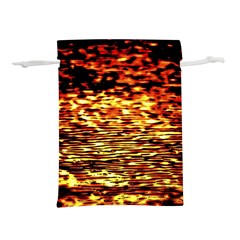 Yellow Waves Flow Series 1 Lightweight Drawstring Pouch (s) by DimitriosArt