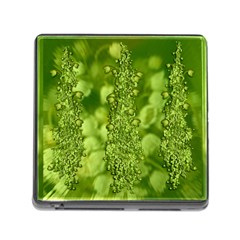 Green Fresh  Lilies Of The Valley The Return Of Happiness So Decorative Memory Card Reader (square 5 Slot) by pepitasart