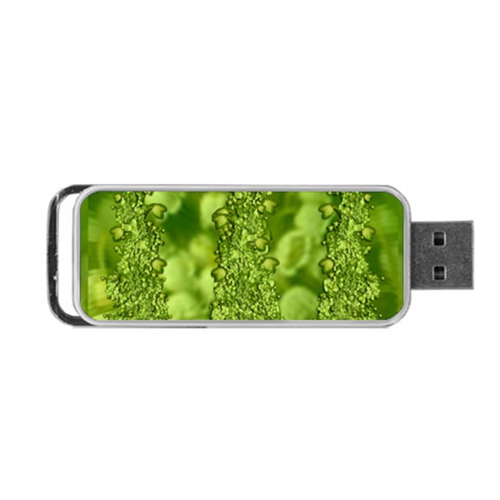 Green Fresh  Lilies Of The Valley The Return Of Happiness So Decorative Portable USB Flash (One Side)