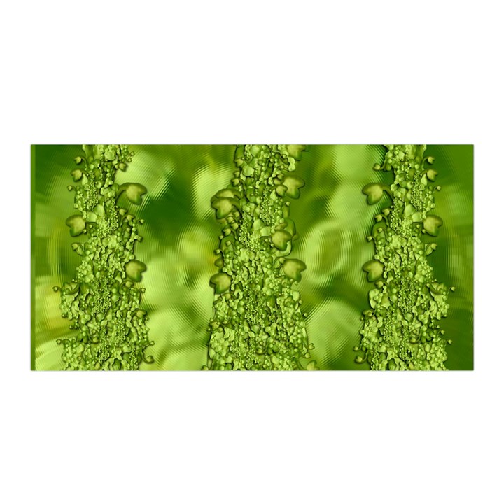 Green Fresh  Lilies Of The Valley The Return Of Happiness So Decorative Satin Wrap