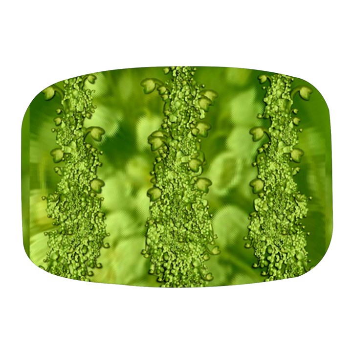 Green Fresh  Lilies Of The Valley The Return Of Happiness So Decorative Mini Square Pill Box