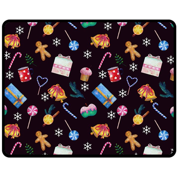 New Year Fleece Blanket (Medium) 