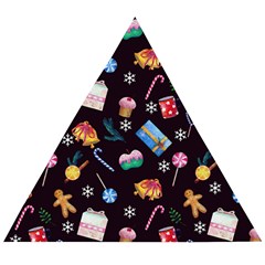 New Year Wooden Puzzle Triangle by SychEva