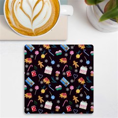 New Year Uv Print Square Tile Coaster  by SychEva