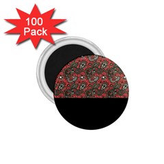 Floral 1 75  Magnets (100 Pack)  by Sparkle