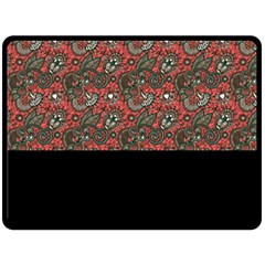 Floral Double Sided Fleece Blanket (large)  by Sparkle