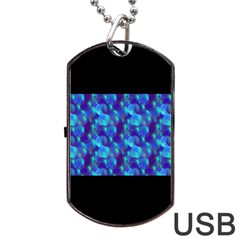 Bubbles Dog Tag Usb Flash (one Side) by Sparkle