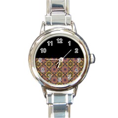 Digitaldesign Round Italian Charm Watch by Sparkle