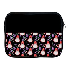 Floral Apple Ipad 2/3/4 Zipper Cases by Sparkle