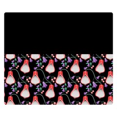 Floral Double Sided Flano Blanket (small)  by Sparkle