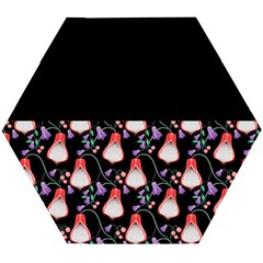 Floral Wooden Puzzle Hexagon