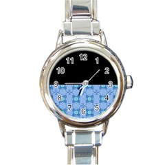 Digitaldesign Round Italian Charm Watch by Sparkle