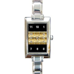 Digitaldesign Rectangle Italian Charm Watch by Sparkle