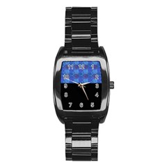 Digitaldesign Stainless Steel Barrel Watch