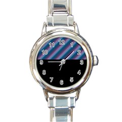 Shadecolors Round Italian Charm Watch by Sparkle