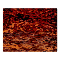 Red Waves Flow Series 2 Double Sided Flano Blanket (large)  by DimitriosArt