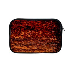 Red Waves Flow Series 2 Apple Macbook Pro 13  Zipper Case by DimitriosArt