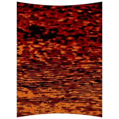 Red Waves Flow Series 2 Back Support Cushion by DimitriosArt