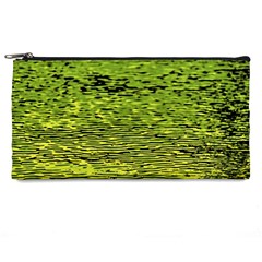 Green Waves Flow Series 1 Pencil Case by DimitriosArt