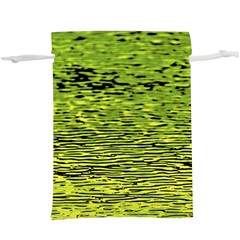 Green Waves Flow Series 1  Lightweight Drawstring Pouch (xl) by DimitriosArt