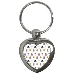 Shiny New Year Things Key Chain (heart) by SychEva