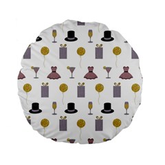 Shiny New Year Things Standard 15  Premium Round Cushions by SychEva